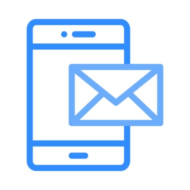 ileti ikonu vektör illüstrasyonu 