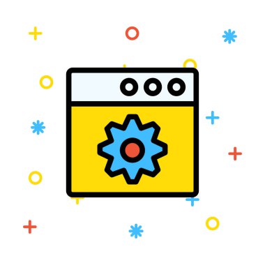 Web renk tasarım simgesi geliştirme için 