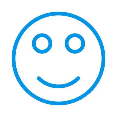 Gülümse ikon vektör illüstrasyonu