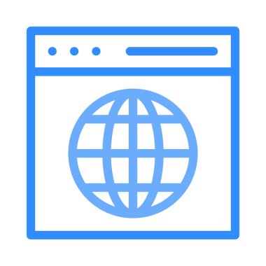 Gelişim için web tasarım simgesi. vektör illüstrasyonu