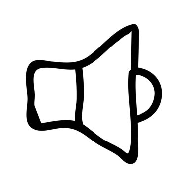 hoparlör simgesi vektör çizim 