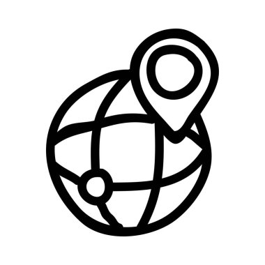 Web bağlantı vektör renk simgesi