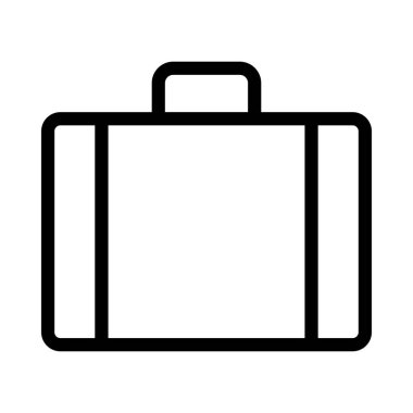 çanta simgesi vektör illüstrasyonu 