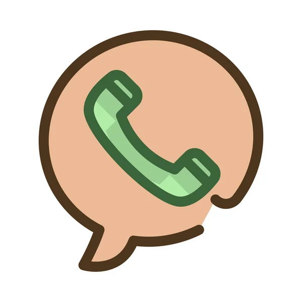 Phone Icon Vector Illustration — Stock Vector