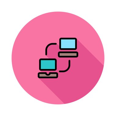 ağ paylaşım simgesi çizimi 