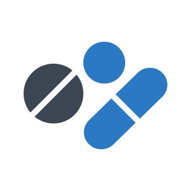 hapları düz simgesi, vektör, illüstrasyon yığını