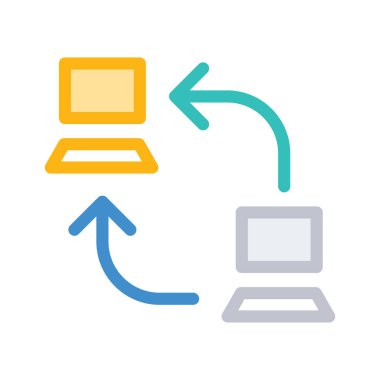 ağ paylaşım simgesi çizimi 