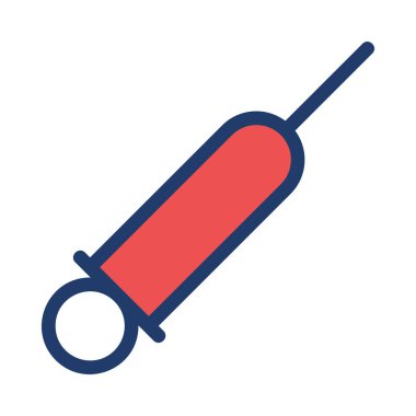 Şırınga ikonu vektör çizimi 