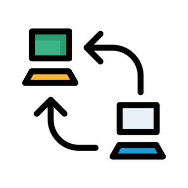 ağ paylaşım simgesi çizimi 