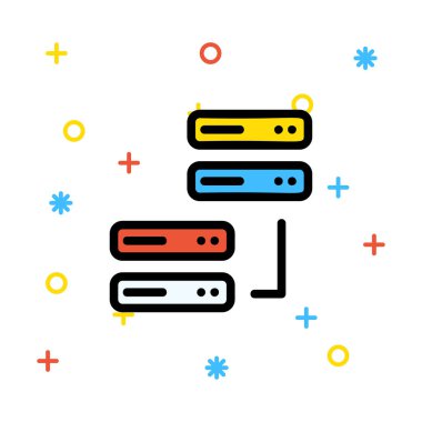 ağ paylaşım simgesi çizimi 