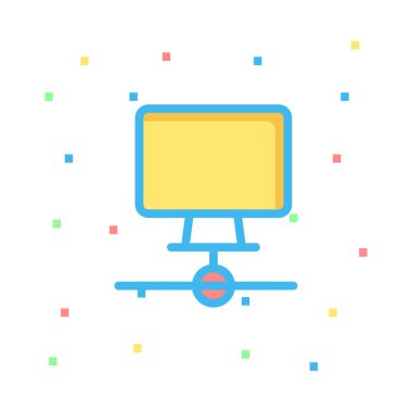 ağ paylaşım simgesi çizimi 