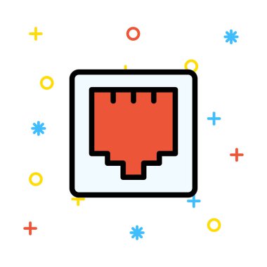 ağ paylaşım simgesi çizimi 