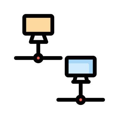 ağ paylaşım simgesi çizimi 