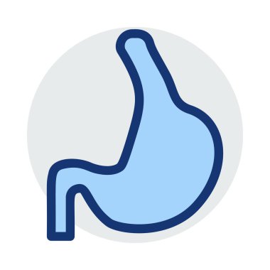 mide ikonu vektör illüstrasyonu 