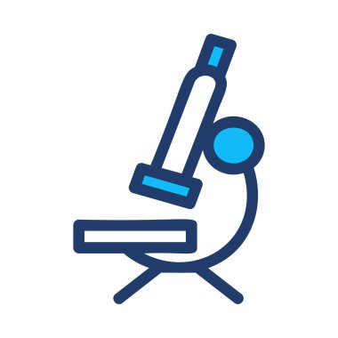 Tıbbi alet düz simgesi beyaz arka plan, vektör, illüstrasyon izole