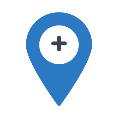 navigasyon harita işaretçi düz beyaz arka plan, vektör, illüstrasyon izole simgesi ekleme 