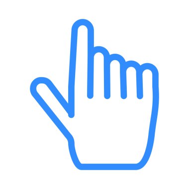 Beyaz arkaplanda insan eli izole edilmiş