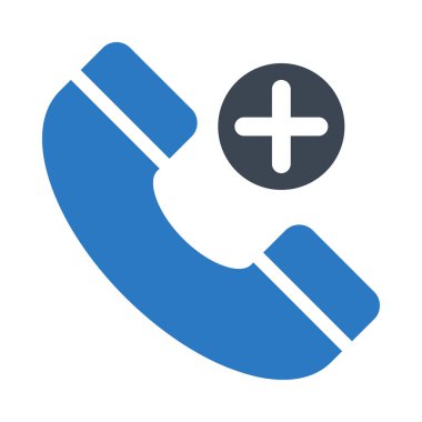 Ambulans düz simgesi, vektör, illüstrasyon arayın