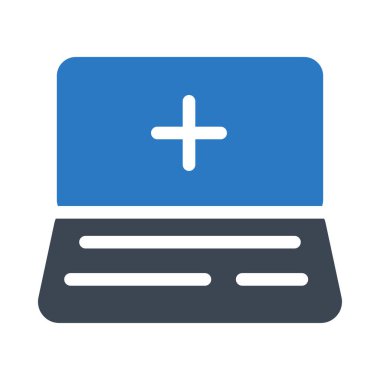 Ambulans flasher siren düz kutsal kişilerin resmi, vektör, illüstrasyon