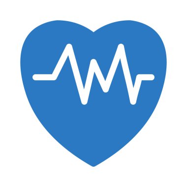 kalp kardiyogram simgesi. vektör çizim