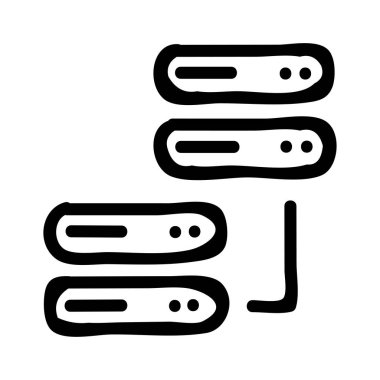 ağ paylaşım simgesi çizimi 