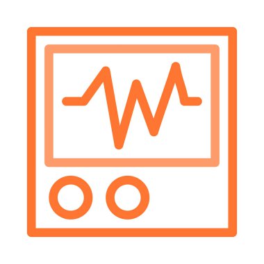 Tıbbi dosya düz simgesi beyaz arka plan, vektör, illüstrasyon izole