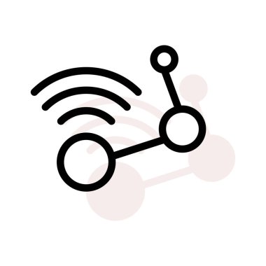 ağ paylaşım simgesi çizimi 