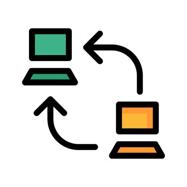 ağ paylaşım simgesi çizimi 