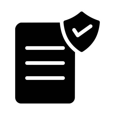 Tıbbi dosya düz simgesi beyaz arka plan, vektör, illüstrasyon izole