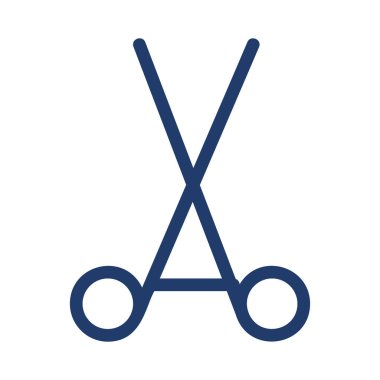 makas simgesi vektör illüstrasyonu 