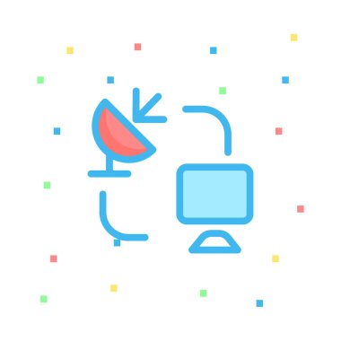 ağ paylaşım simgesi çizimi 