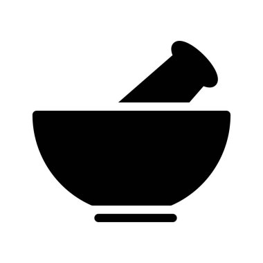 Tıbbi alet düz simgesi beyaz arka plan, vektör, illüstrasyon izole