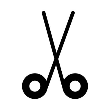 Tıbbi alet düz simgesi beyaz arka plan, vektör, illüstrasyon izole