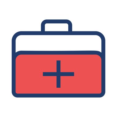 Ecza düz simgesi, vektör, illüstrasyon