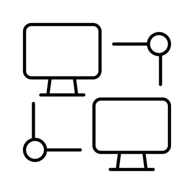 ağ paylaşım simgesi çizimi 