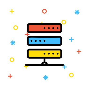 ağ paylaşım simgesi çizimi 