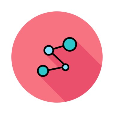 ağ paylaşım simgesi çizimi 