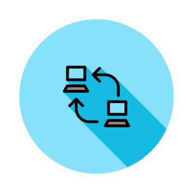 ağ paylaşım simgesi çizimi 