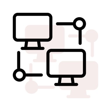 ağ paylaşım simgesi çizimi 