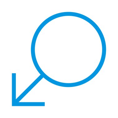 düz büyüteç simgesini, vektör, illüstrasyon