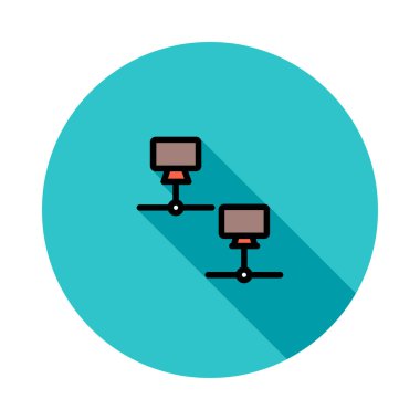 ağ paylaşım simgesi çizimi 