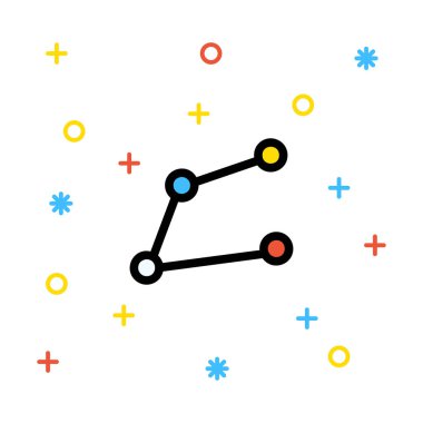 ağ paylaşım simgesi çizimi 