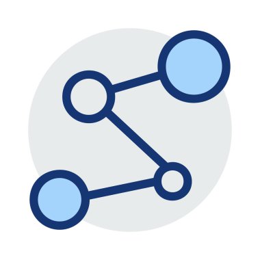 ağ paylaşım simgesi çizimi 