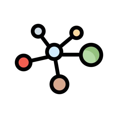 ağ paylaşım simgesi çizimi 