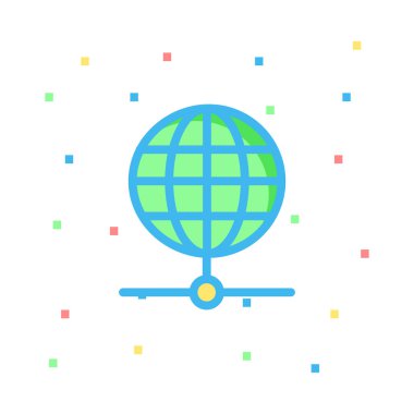 ağ paylaşım simgesi çizimi 