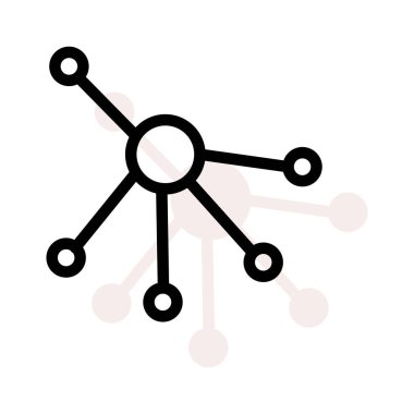 ağ paylaşım simgesi çizimi 