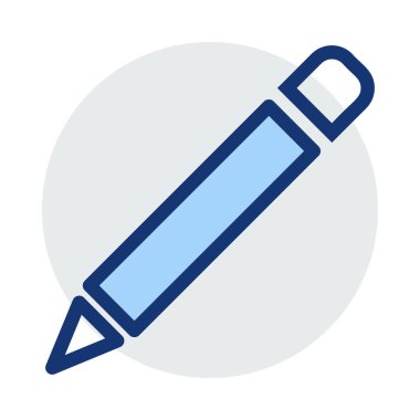 Tıbbi alet düz simgesi beyaz arka plan, vektör, illüstrasyon izole