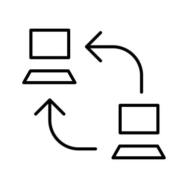 ağ paylaşım simgesi çizimi 