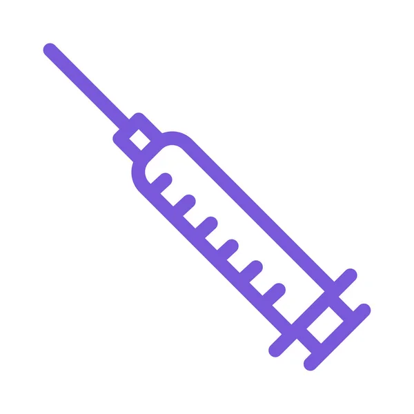 Ferramenta Médica Ícone Plano Isolado Fundo Branco Vetor Ilustração — Vetor de Stock