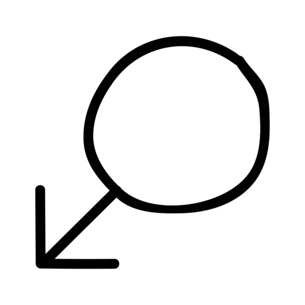 Жіночий Знак Плоский Значок Вектор Ілюстрація — стоковий вектор